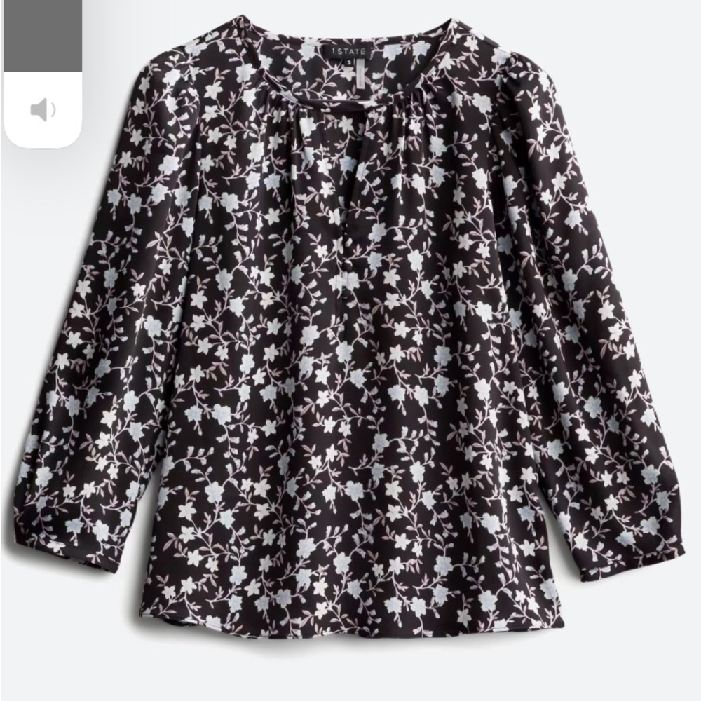 Long Sleeve Puff Sleeve Blouse